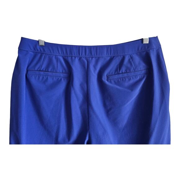 CHICO'S WEEKEND 2.5 Women 14 Crop Pants Periwinkle Snap Zip Quick Dry 35 x 21.5 - Picture 5 of 8